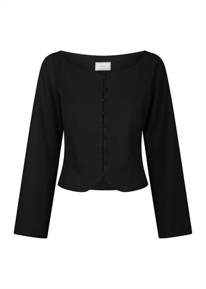 Salsa structure bluse Sort Neo Noir 